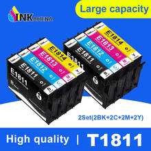 2 Set T1811 T1801 Full Ink Cartridge For Epson Expression Home XP 212 XP215 XP312 XP315 412 415 325 XP-202 XP-102 Printer Ink 2024 - buy cheap