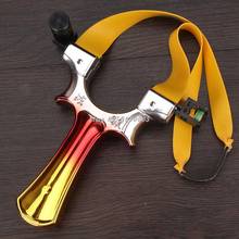 Hunting Slingshot Resin Catapult + Colorful Handle Use Flat Rubber Band Slingshots Outdoor Shooting 2020 New 2024 - buy cheap