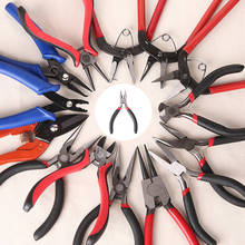 Portable Durable Cutting Pliers Jewellery Making Beading Mini Pliers Tool  Round Flat Long Nose Rubber Handle Pliers 2024 - buy cheap