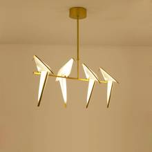 LED Postmodern Iron Acryl Love Bird Designer LED Lamp LED Light.Pendant Lights.Pendant Lamp.Pendant light For Foyer Dinning Room 2024 - buy cheap