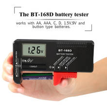 Probador de batería Digital portátil, comprobador de voltios para pila de botón recargable, AAA, AA, C, D, Universal, BT-168D, 9V, 1,5 V 2024 - compra barato