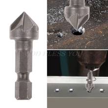 6 Flute Countersink Drill Bit 90 Degree Point Angle Chamfer Cutting Woodworking Tool Drop Shipping 2024 - buy cheap