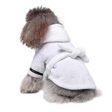 Pet Pajama With Hood Thickened Luxury Soft Cotton Hooded Bathrobe Quick Drying And Super Absorbent Dog Bath Towel 2024 - buy cheap