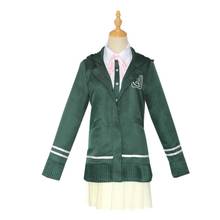 Danganronpa 2 Role Life Play Nanami Chiaki Cos Suit Dark Green Hooded Cosplay Costume Student Costume Halloween Cos 2024 - buy cheap