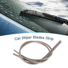 28 Inch Car Window Wiper Blade Strip Universal 6mm Auto Window Boneless Wiper Blades Silicone Strips Dual Rubber Car Accessories 2024 - buy cheap