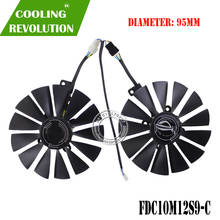 FDC10M12S9-C 12V 0.25AMP 95mm VGA Fan For ASUS STRIX RX470 RX570 RX580 GTX 1050Ti GTX 1070 Ti Gaming 4PIN 13 blades Cooling Fan 2024 - buy cheap