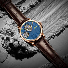 Relogio Masculino HAOFA Double Tourbillon Watch Top Brand Luxury Watch Men Sapphire Waterproof Wristwatch Meteorite Pattern Face 2024 - buy cheap