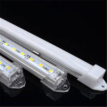 10PCS LED Bar Lights 50cm/36LEDs DC12V 5630/7020 LED Rigid Strip 50cm LED Tube with U Aluminium Shell + PC Cover 2024 - buy cheap