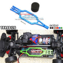 Peças de carro rc traxxs 1/10 tabletes trx4 t4, acessórios modificados, liga de alumínio, montagem de placa de bateria fixa 2024 - compre barato