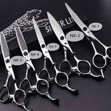 6 Inch Professional Hairdressing Scissors Set Cutting+Thinning Barber Shears Personality Hair Scissors Hair Sissors Professional 2024 - buy cheap