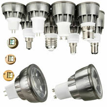 Dimmable COB Светодиодный прожектор лампа E12 E14 E27 GU10 MR16 GU5.3 B15 7 Вт 9 Вт 12 Вт лампа Теплый Холодный белый нейтральный белый 12 В 220 В 110 В лампы 2024 - купить недорого