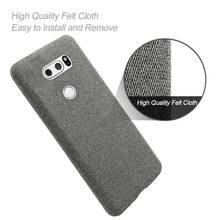 Anti-slip Ultra Thin Fabric Cloth Case For LG V30 V30S Phone Fitted Cover for LG V30 H930, H931, H932, H933 V30S V30 S US998R 2024 - buy cheap