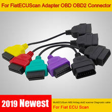 ELM327 OBD 2 кабель для Fiat ECU 16 Pin MultiECUScan OBD2 OBD диагностический инструмент сканер считыватель кодов адаптер автомобильный соединительный кабель 2024 - купить недорого