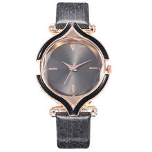 Women Time Fine Watch strap Leather Analog Simple Dial Wrist Watch Temperament Fashion Watches Ladies Alloy Analog Quartz Watch 2024 - buy cheap