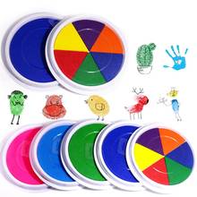 Finger Painting Drawing Oil Based Inkpad Stamp Fingerprint Scrapbooking Kids Toy Suitable for children to do hand painting toys 2024 - buy cheap