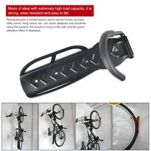 Вместительный велосипедный настенный держатель для велосипеда, стойка для хранения горного велосипеда, стальная вешалка, крюк, портативные аксессуары для велосипеда 2024 - купить недорого