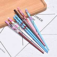 2Pcs  Women Chopstick Hair Stick Hand-carved Hair Stick Vintage Painting Hairpin Colorful Natural Wood Retro Style Hairpin 2024 - buy cheap