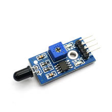 LM393 4 Pin IR llama Módulo de Sensor de detección Detector de incendios receptor de infrarrojos módulo para Arduino Diy Kit 2024 - compra barato