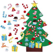 Árbol de Navidad para niños, decoración de pared con cuerda colgante, 26 unidades 2024 - compra barato