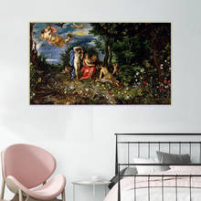 Citon Bruegel-pintura al óleo de los cuatro elementos, obra de arte famosa, póster, imagen, decoración de pared, para el hogar 2024 - compra barato