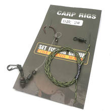1Set/Bag Carp Fishing Core Line Wih Hook Terminal Tackle/Chod Hair Rig 2024 - buy cheap