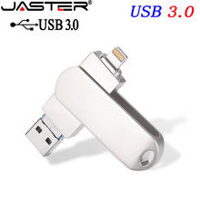 Jastar-pendrive com logo personalizado, otg, usb 3.0, para iphone, ipad, android, 16gb, 32gb, 64gb, 128gb, 256gb 2024 - compre barato