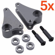 Balancín de aluminio (frontal) y rodamientos 4x8x3mm para Traxxas 1/16 Slash 4WD e-revo Summit VXL RC Car Hop Up Parts 7158, 10 unids/lote 2024 - compra barato