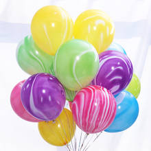 Balões infláveis de látex 20 tamanhos 3.5g/12 "estampados em arco-íris para decoração de festas de feliz aniversário e casamento 2024 - compre barato