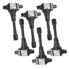 6pcs 22448-JA10A Bobina De Ignição Para Nissan Altima Maxima Murano Pathfinder Infiniti 350Z EX35 FX35 G25 M35 2.5 3.5L 22448-JA10C 2024 - compre barato