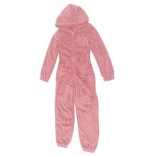 Pijama longo de lã grosso feminino, peça única, para dormir, quente, coral, outono e inverno, com capuz, t8z7 2024 - compre barato