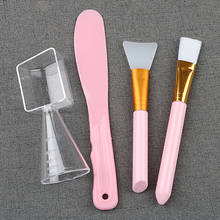 4pcs/set Makeup Brush Professional Soft Silicone Gel Mud Mixing Face Mask Brush Cosmetic Beauty Makeup Tools T68951 2024 - buy cheap
