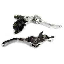 Aluminum Folding Clutch lever Brake Lever set Fit CRF KLX Apollo Xmotos Kayo 110cc -160cc Pit Dirt Bike Parts Free Shipping 2024 - buy cheap