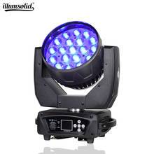 Refletor de led de 19x15w, equipamento dmx512 para iluminação de dj, cabeçote móvel, alto padrão, luzes, discoteca rgbw 2024 - compre barato