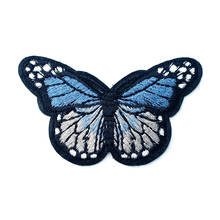 Butterfly Size:5.0x8.0cm Cloth Badges Patch Jeans Bag Hat Clothes Apparel Sewing Decoration Applique Bagde Patches Accessories 2024 - buy cheap