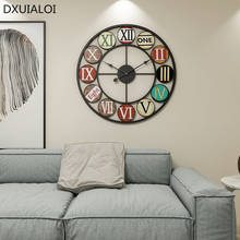 Relojes de pared de Metal de estilo nórdico, reloj decorativo de granja Original de Europa, diseño de pared, regalo moderno, gran oferta 2024 - compra barato