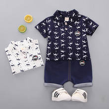 New Children Summer Cotton Out Clothes Baby Boys full Printed T Shirt Shorts 2Pcs/sets Infant Kids Fashion Toddler Tracksuits 2024 - buy cheap