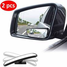 2pcs Car Rearview Rear View Mirror 360 Degree Adjustable Glass Frameless Reversing Wide Angle Auxiliary Blind Spot Mirror 2024 - buy cheap