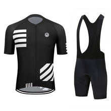 Camisa curta de equipe profissional de ciclismo para homens, camisa de poliéster de secagem rápida para pilotar e ciclismo, calças e roupas esportivas de verão 2024 - compre barato