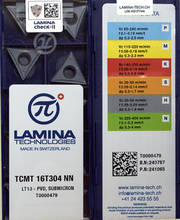 Display de processamento de inserções de lamina carbide lt10 100% original: aço inoxidável, aço, ferro fundido. Etc. 2024 - compre barato