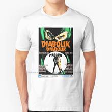 Camiseta de algodón 1968 puro, camisa de la película Danger Diabolik, cómic italiano, Eva, ladrón, oro, dinero, escondite subterráneo, 100% 2024 - compra barato