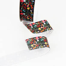 Flower printed grosgrain ribbon 16-75mm DIY handmade materials christmas wedding gift wrap tape ribbons 2024 - buy cheap