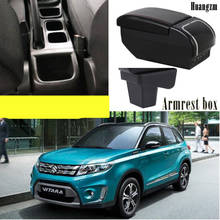 For Suzuki vitara armrest box Double layer central Store content Storage box with Ashtray Cup holder accessories 2024 - buy cheap