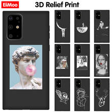 EiiMoo 3D Relief Thin Phone Cases For Samsung Galaxy S10 5G Lite S8 S9 S20 Ultra Plus S10E Soft Back Cover Custom Fashion Print 2024 - buy cheap