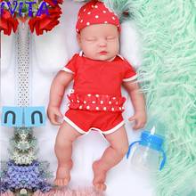 IVITA-Muñeca Reborn de silicona de cuerpo completo para niñas, juguete de bebé de 47cm y 3,7 kg, gran oferta, ojos gemelos cerrados, WG1510 2024 - compra barato