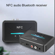 Kebidu-receptor bluetooth 5.0, sem fio, nfc 3.5mm, rca, entrada aux, usb, adaptador de áudio estéreo, a2dp para kit de carro e alto-falante 2024 - compre barato