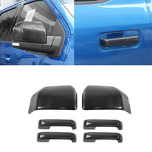 Manija de la puerta Exterior del coche, pegatinas decorativas para el espejo retrovisor, para Ford F150 2015 2016 2017 2018 2019 2020 2021, accesorio 2024 - compra barato