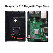Magnetic Tape Case for Raspberry Pi Case ABS Tape Enclosure Shell Box Case Design for Raspberry Pi 3 B+ /3 B / 2 B / B Plus 2024 - buy cheap