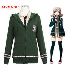 Super danganronpa chiaki nanami cosplay uniforme jaqueta camisa saia anime halloween cosplay trajes para mulher feito sob encomenda 2024 - compre barato