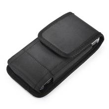 Universal Men Mobile Phone Pouch Nylon Durable Vertical Horizontal Waist Bag Phone Cases Covers 5.7-6.3''Hangable on the belt 2024 - buy cheap