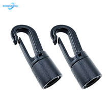 2PCS Plastic Snap Hook Buckle Bungee Shock Tie Cord Ends Lock For Outdoor Camp Clothesline Elastic Rope Hook Marine Accessories 2024 - buy cheap